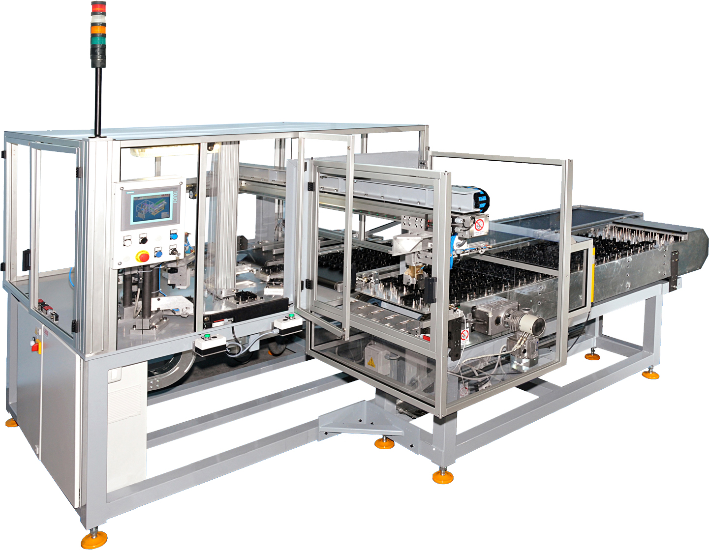 Macchina a tavola rotante a 8 stazioni per collaudo cover 2