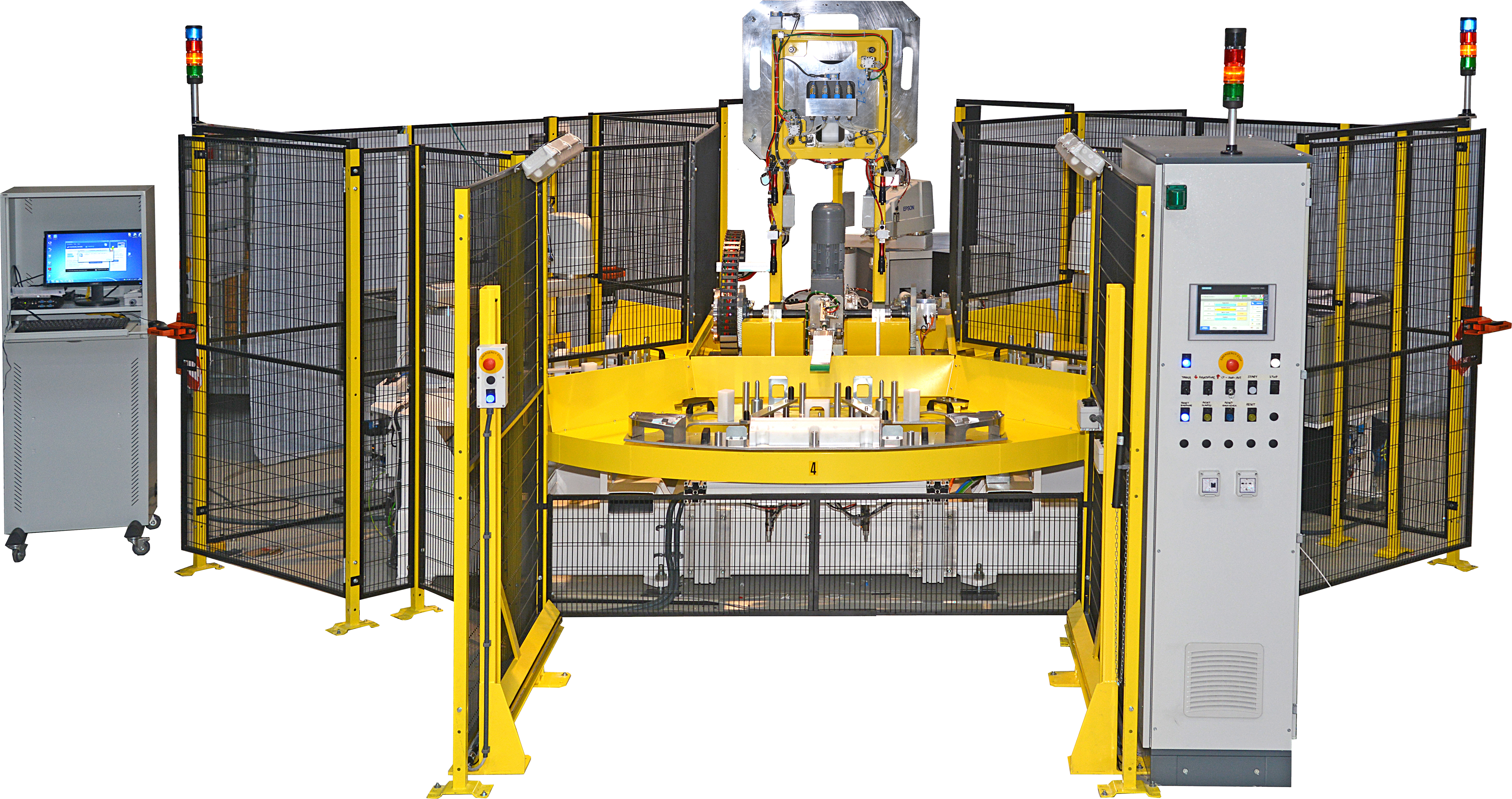 Macchina per assemblaggio viti, rondelle e clips su pannelli 2