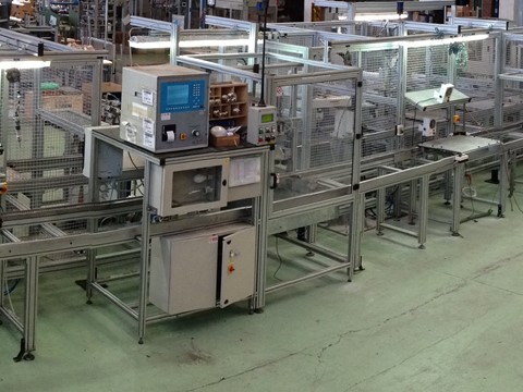 Road lights production line automation